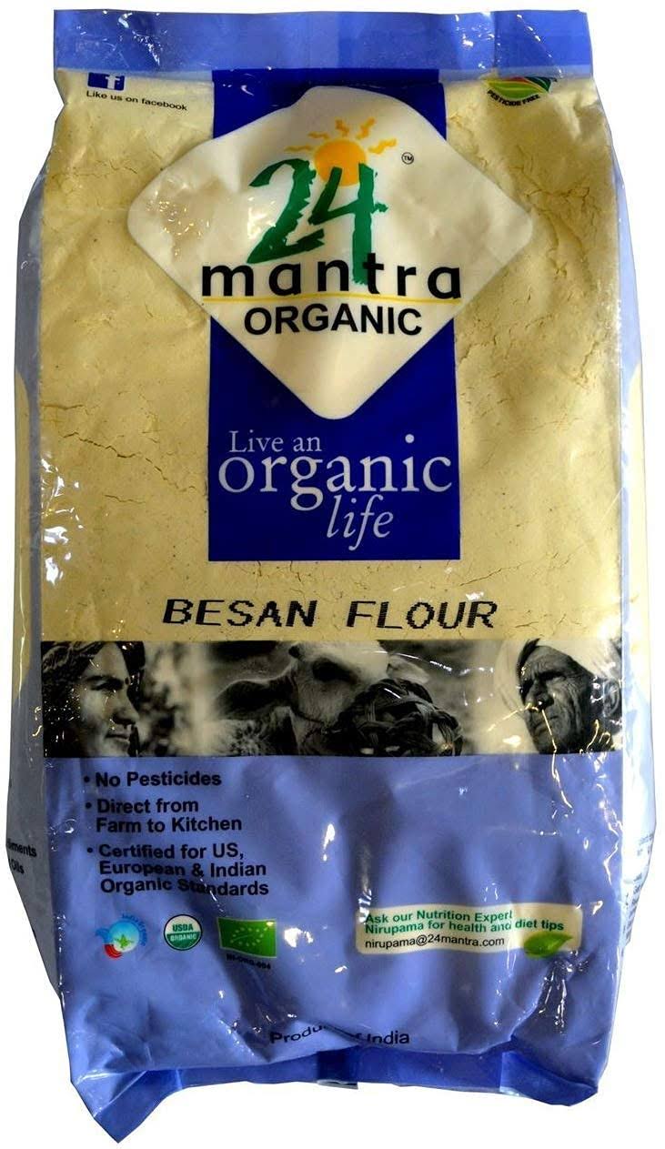 Organic Gram Chick Pea Besan Flour - 2lbs