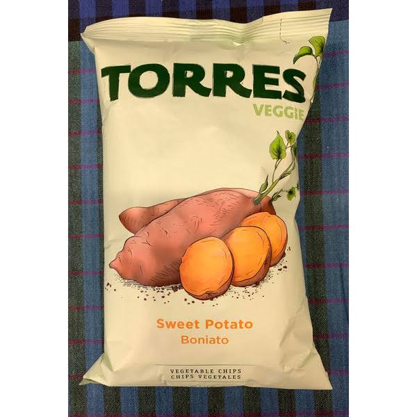 Torres Sweet Potato Vegetable Chips, 3.2 oz/90 G