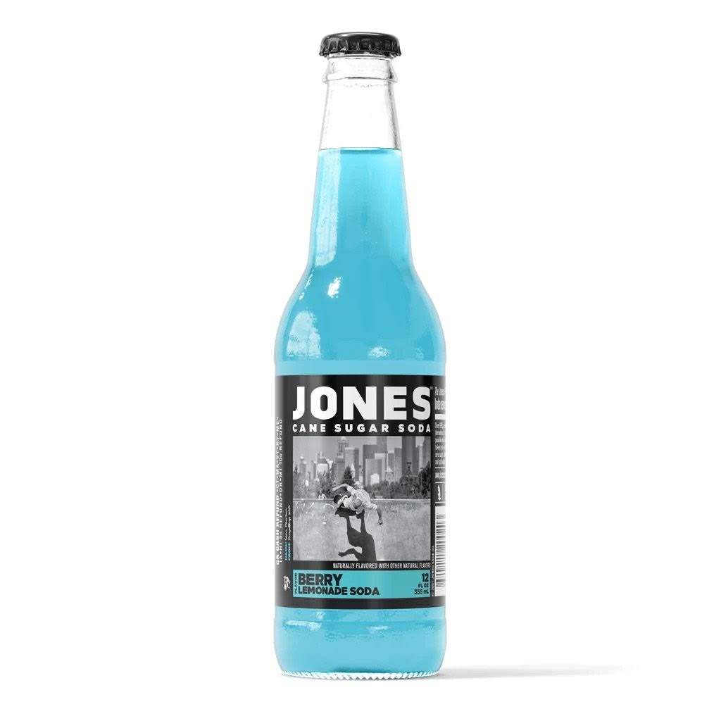 Jones Pure Cane Soda - Berry Lemonade, 12oz