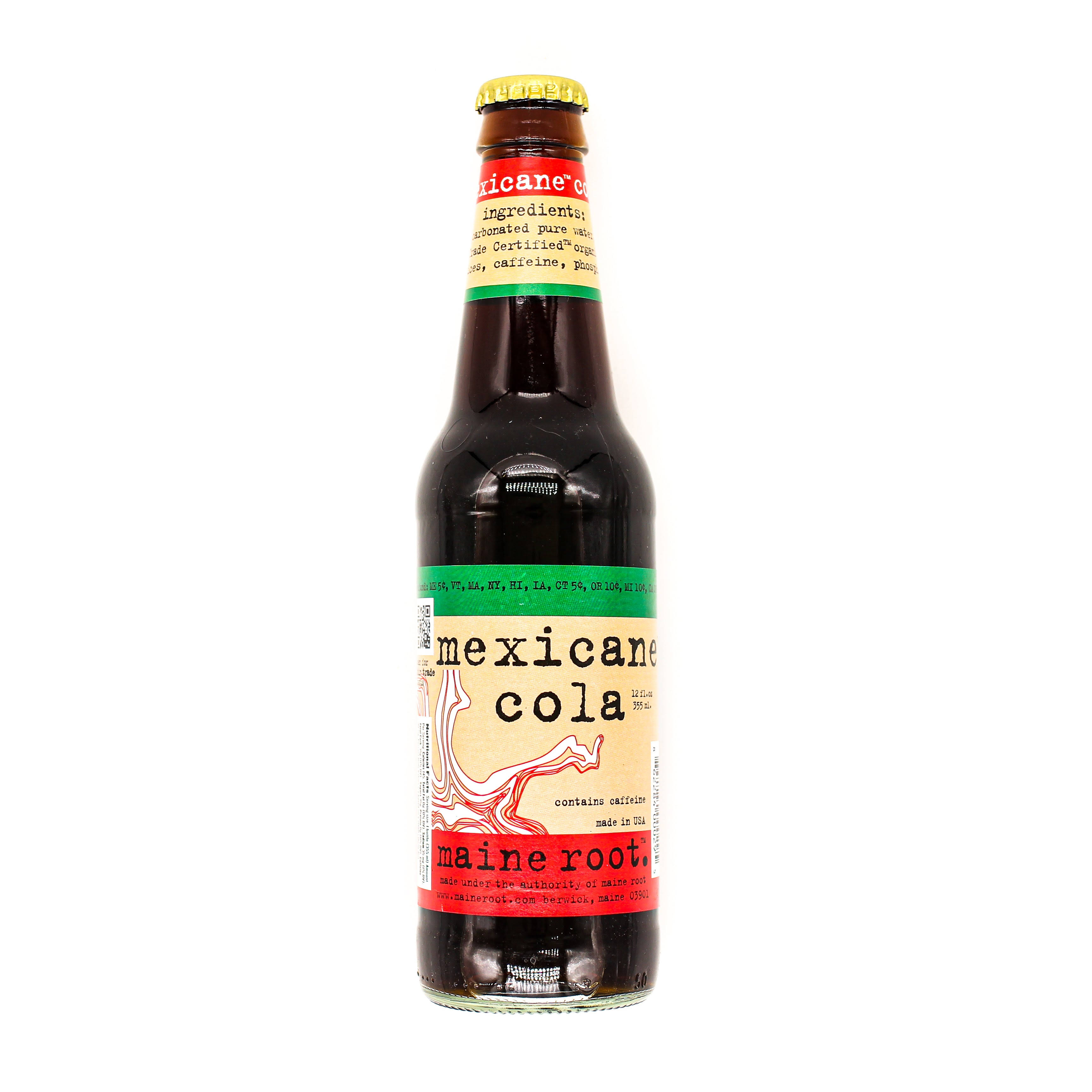 Maine Root Mexican Cola - 12 fl oz bottle