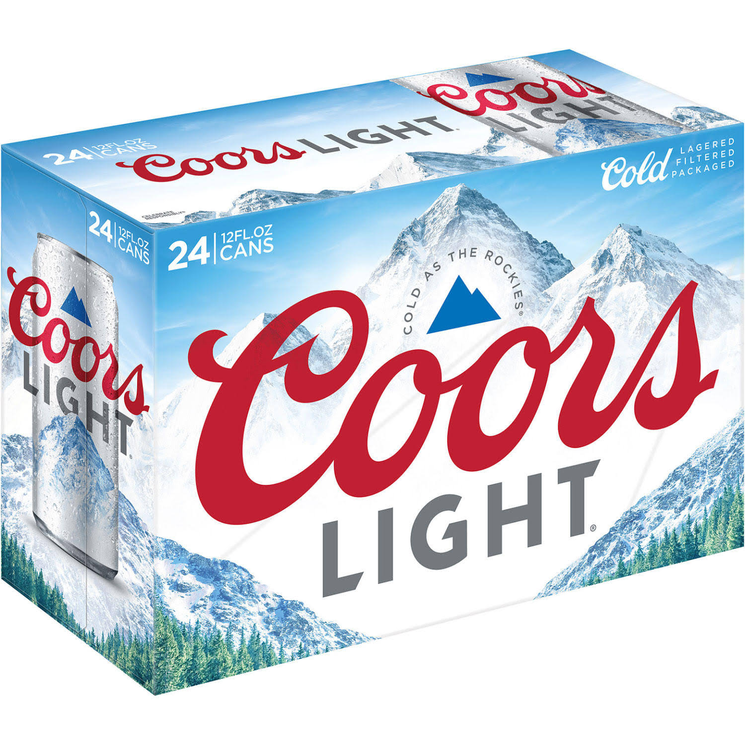 Coors Light Beer - 12 pack, 12 fl oz cans