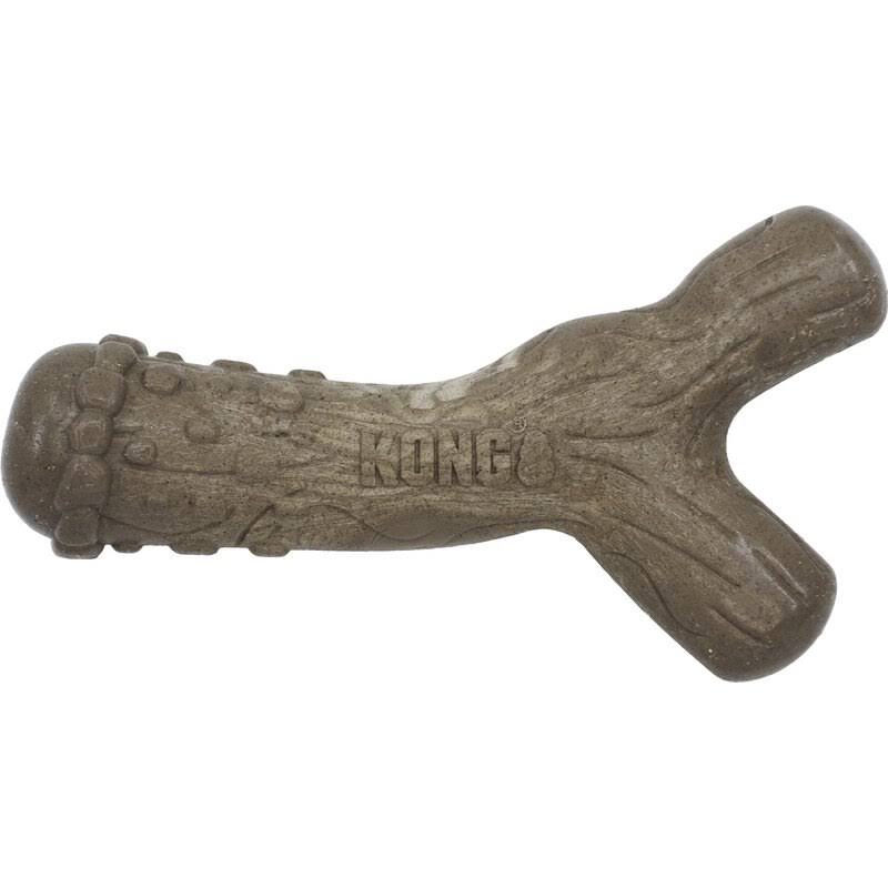 Kong Dog Toys Tough Chewstix Antler Large Made with Real Wood