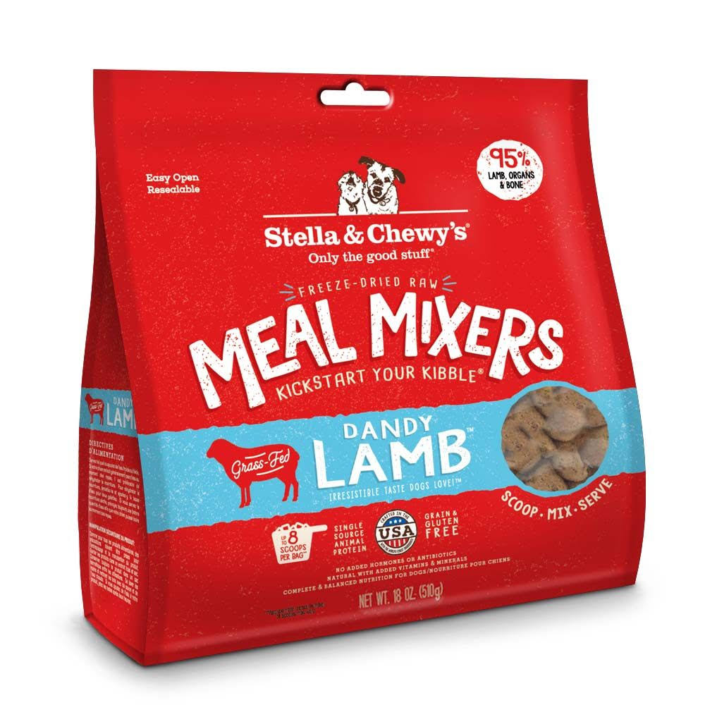 Stella & Chewy's FreezeDried Dog Food Meal Mixers Dandy Lamb 18 oz.