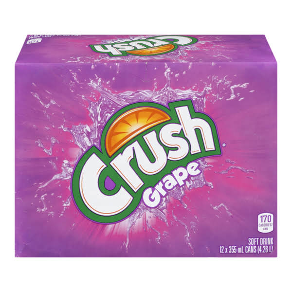 Crush Grape Soda - 355 ml