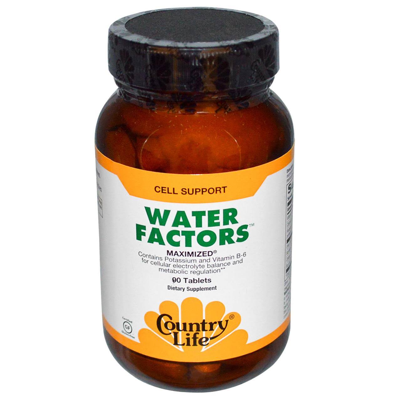 Country Life Water Factors Cell Support - 90 Tablets