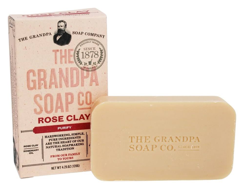 The Grandpa Soap Co. Bar Soap - Rose Clay