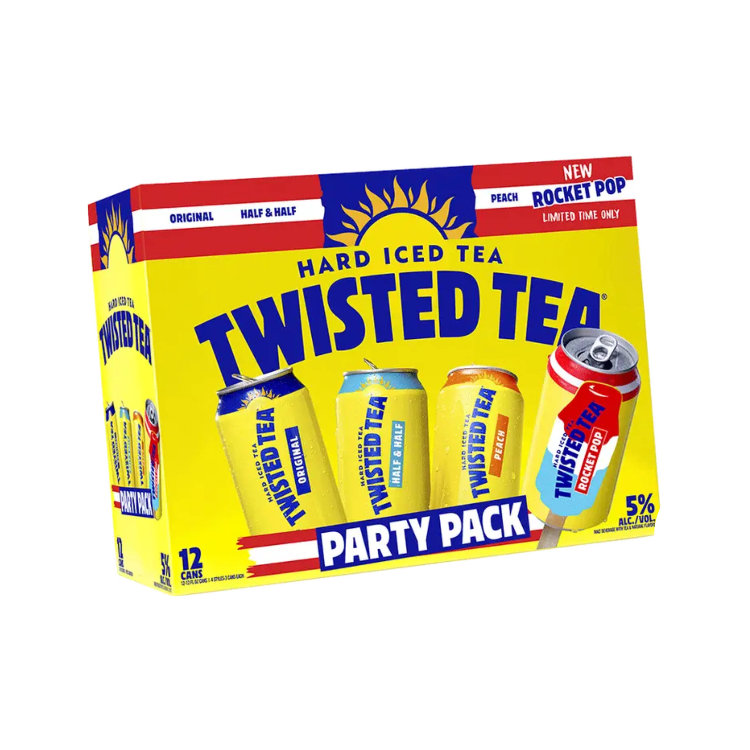 Twisted Tea Hard Iced Tea Party - 12x12 Oz Pack