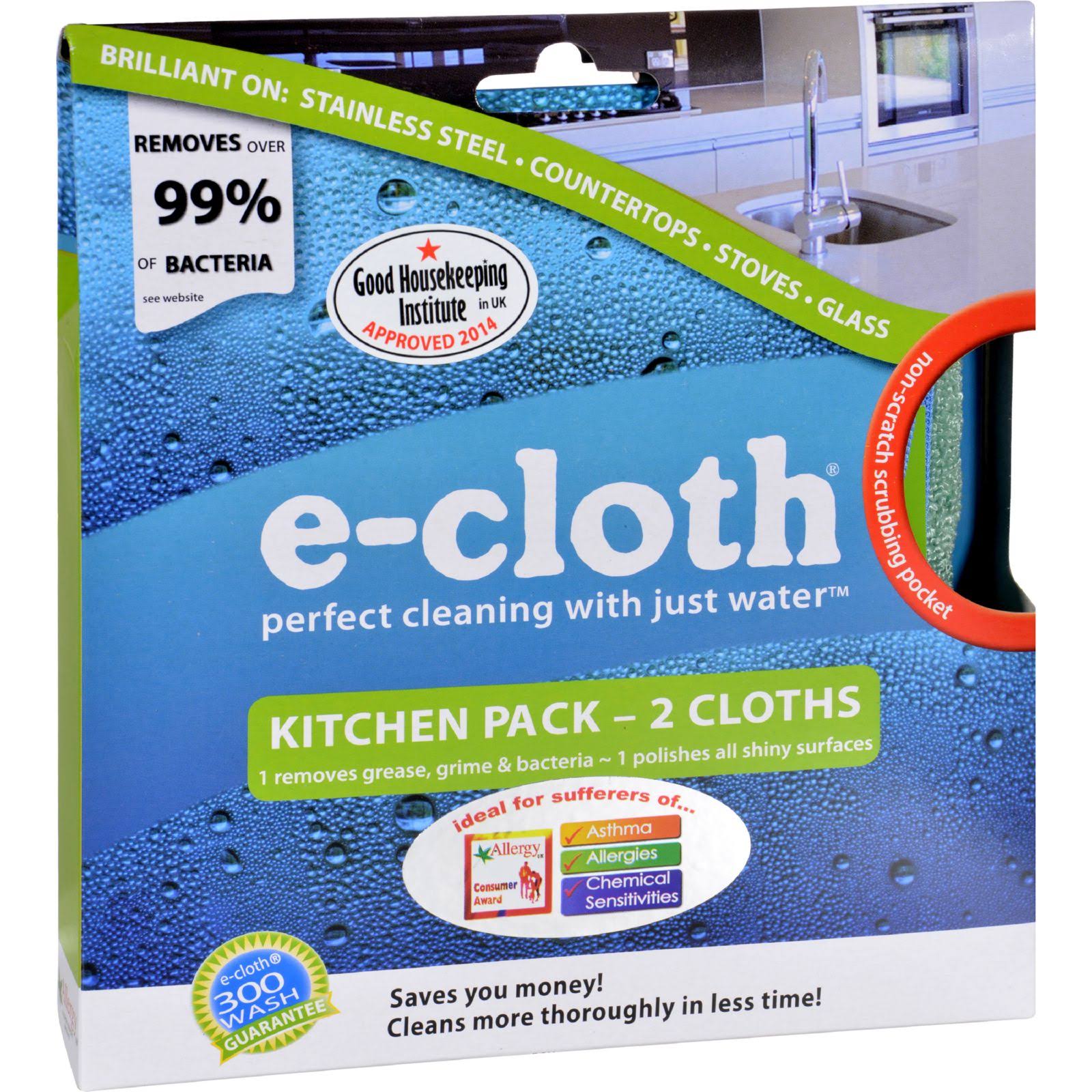 E-cloth Kitchen Pack - 2 Cloths
