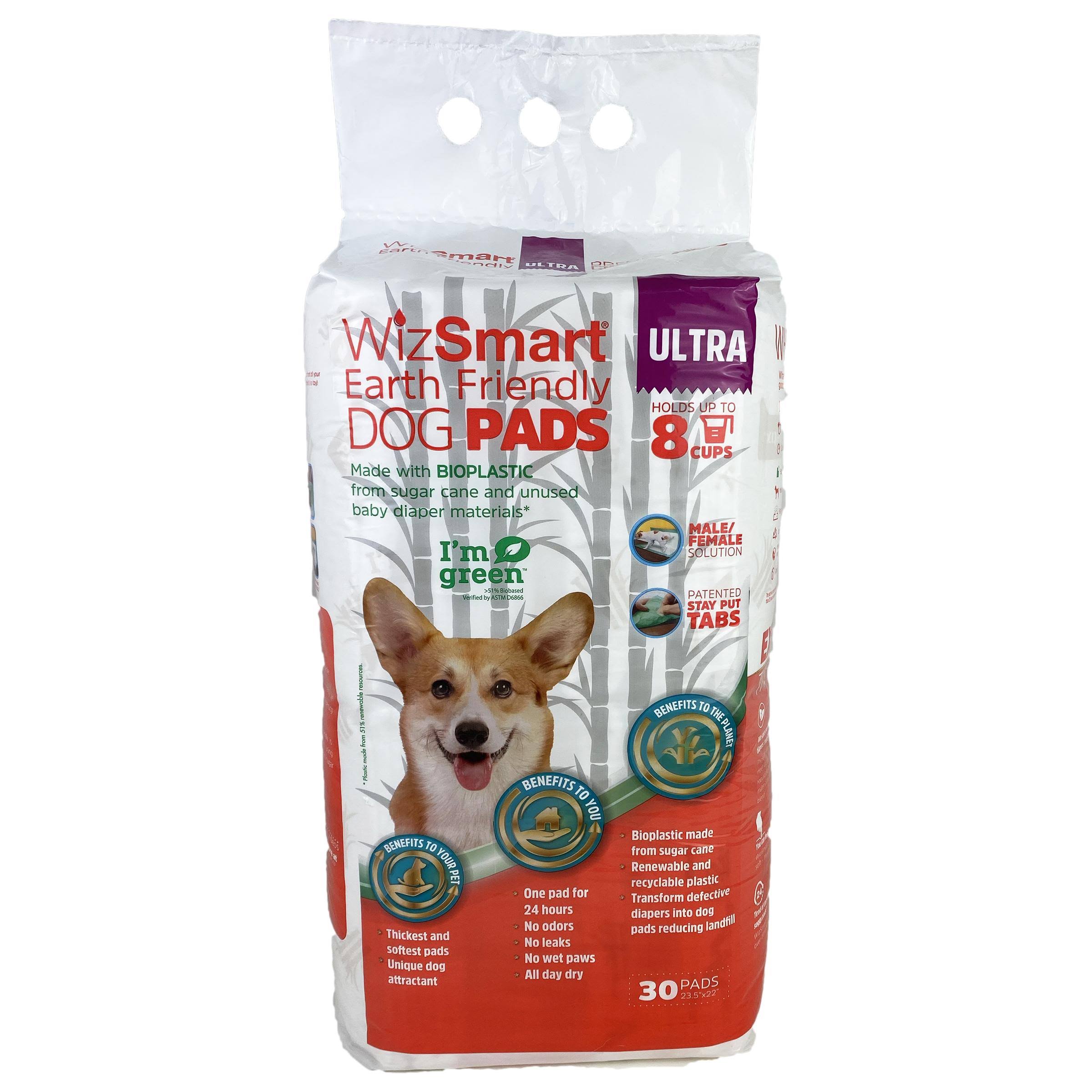 WizSmart Earth Friendly Dog and Puppy Training Pads Ultra - 24pk