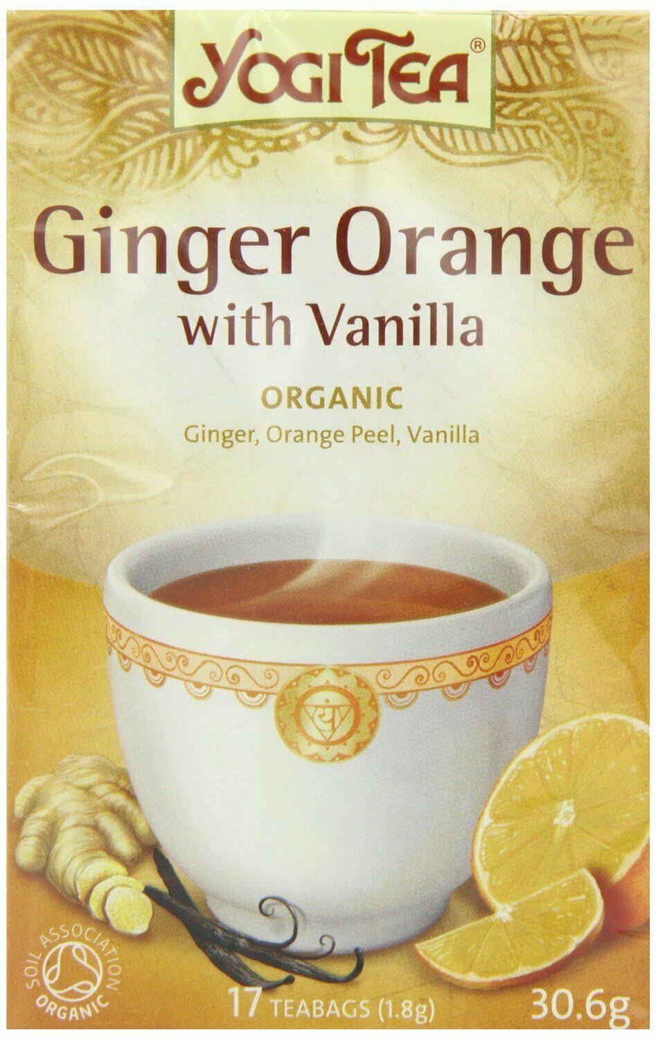 Yogi Tea - Ginger Orange with Vanilla, 17 Teabags, 30.6g