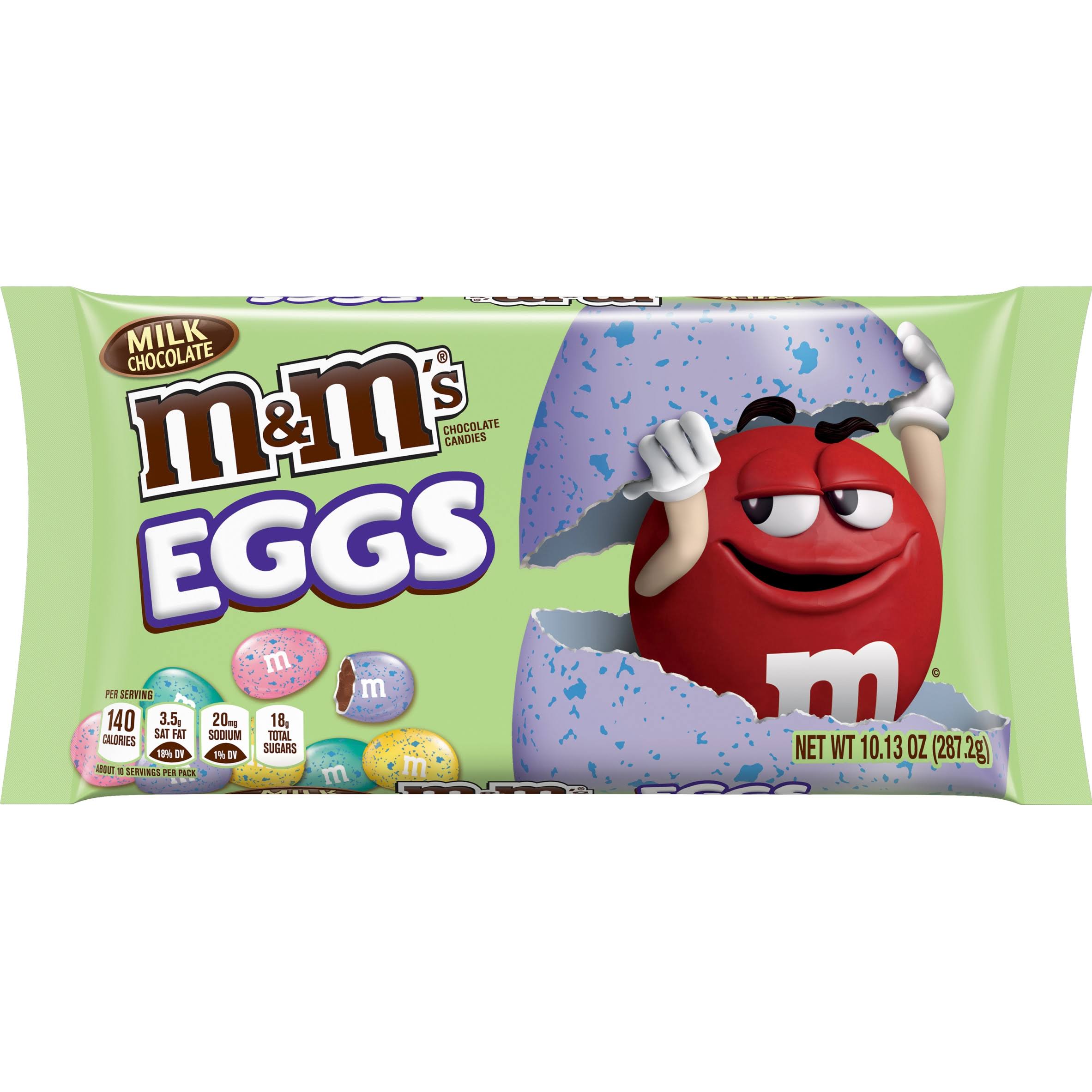 Milk Chocolate M&M's Eggs Easter 2022 American Candy 287g M&Ms