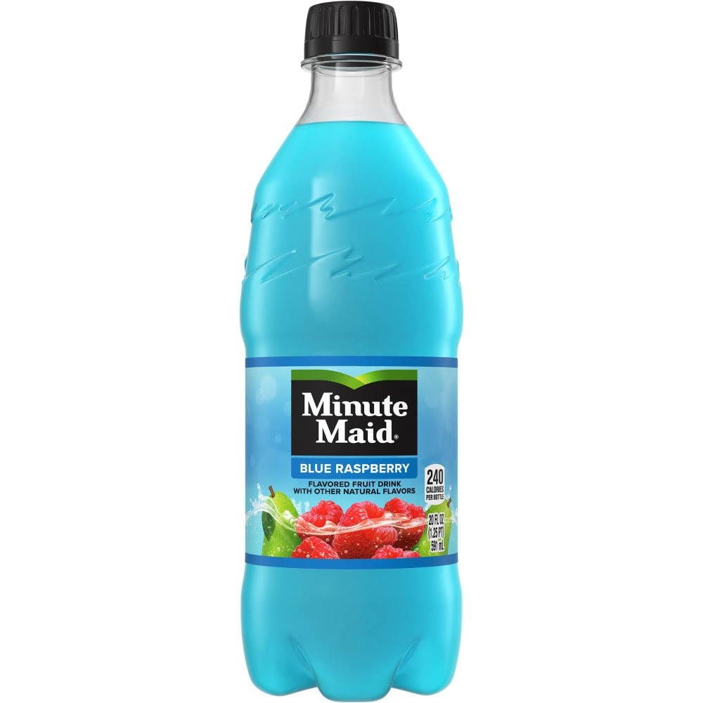 Minute Maid Fruit Drink, Blue Raspberry - 20 fl oz