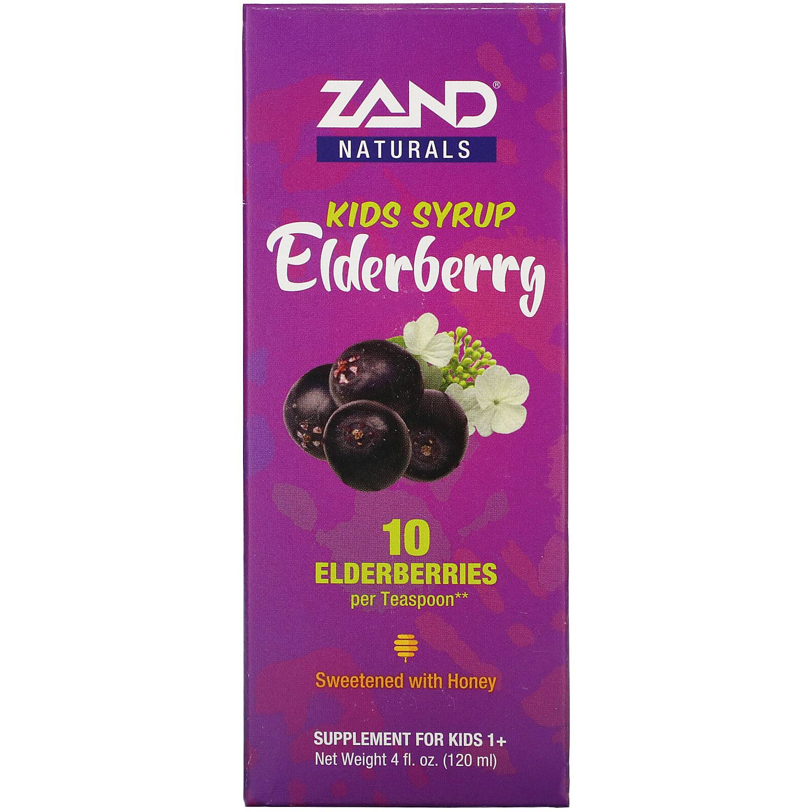 Zand Kids Elderberry Syrup 4 FL oz (120 ml)