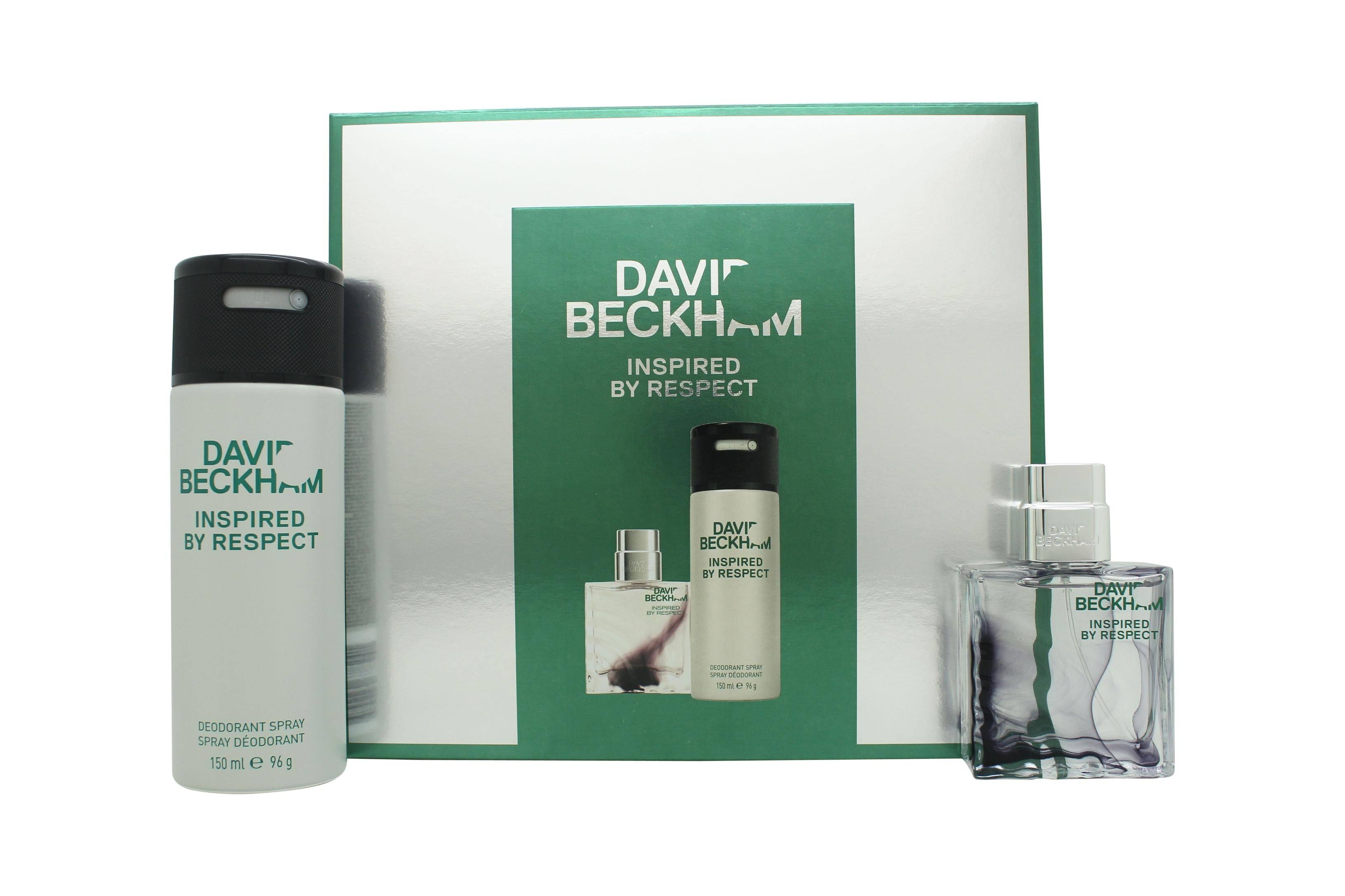 David Beckham Inspired By Respect Gift Set 40ml EDT + 150ml Deodorant Spray