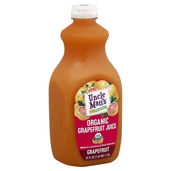 Uncle Matts Juice, Grapefruit, Juice - 52 oz