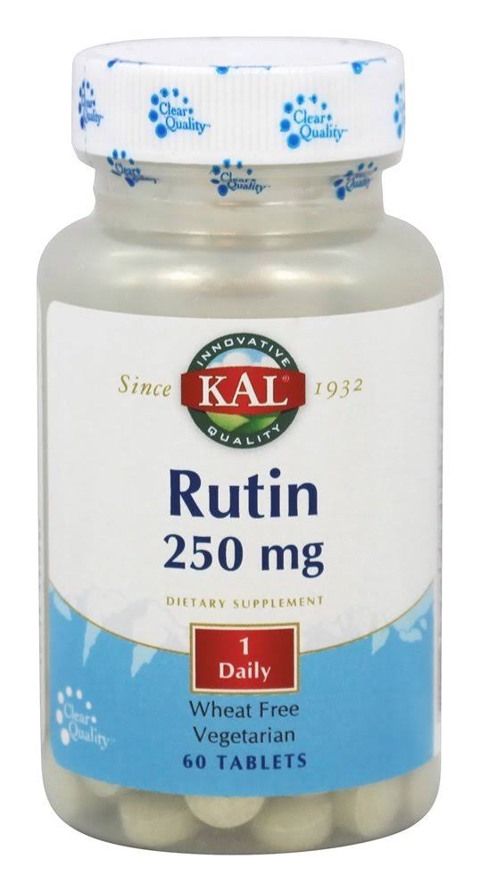 Kal Rutin 250mg Dietary Supplement - 60 Tablets