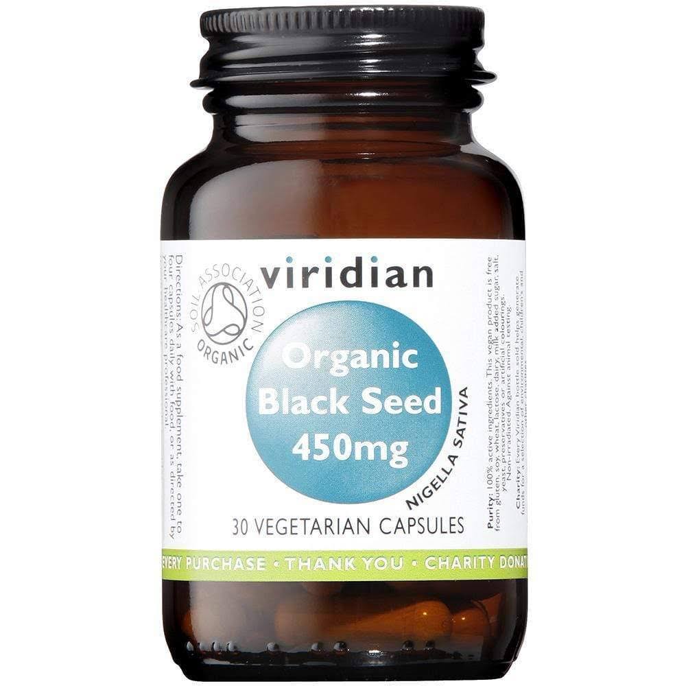 Viridian Organic Black Seed - 450mg, 30 Capsules