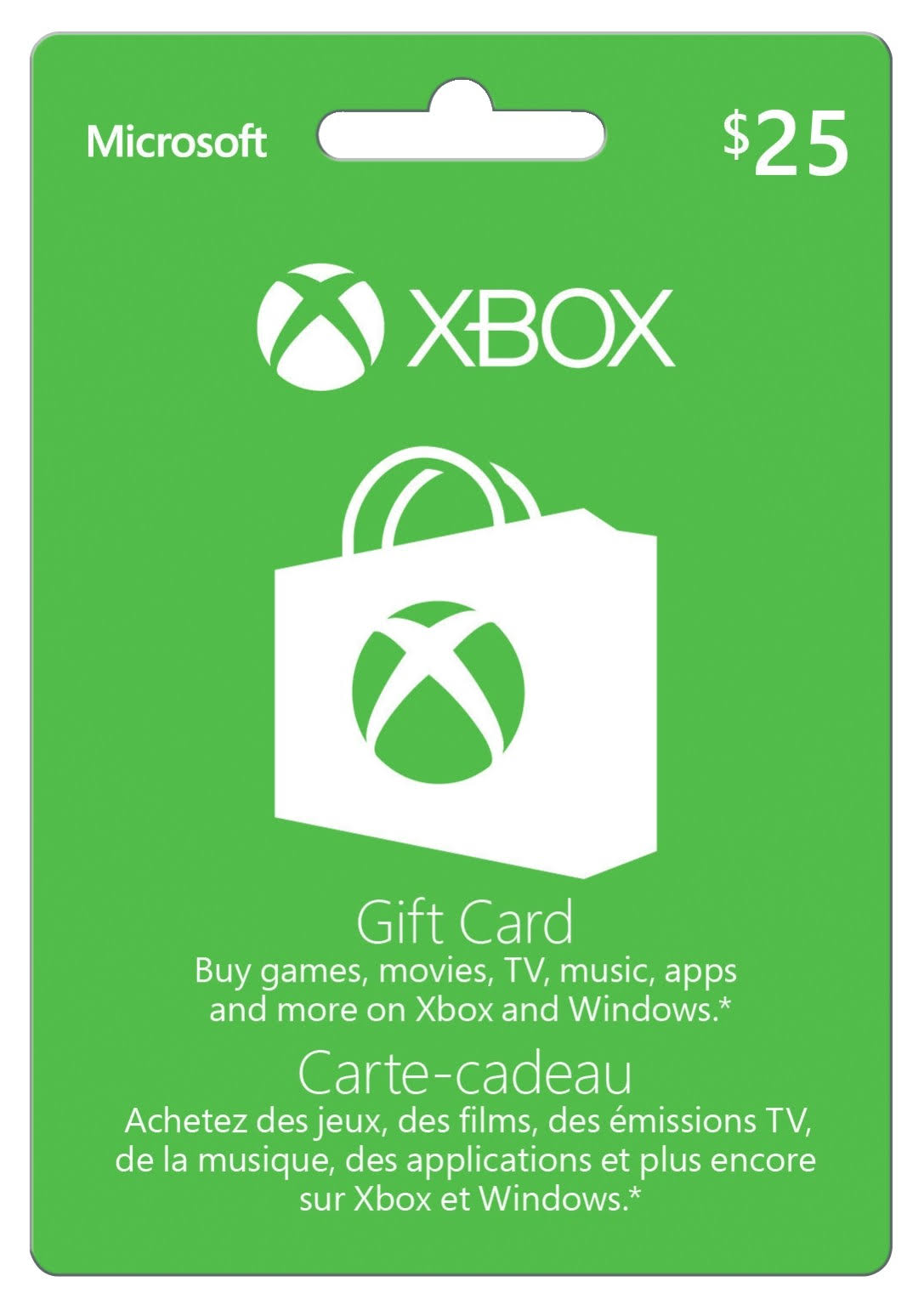 Xbox 2015 Card