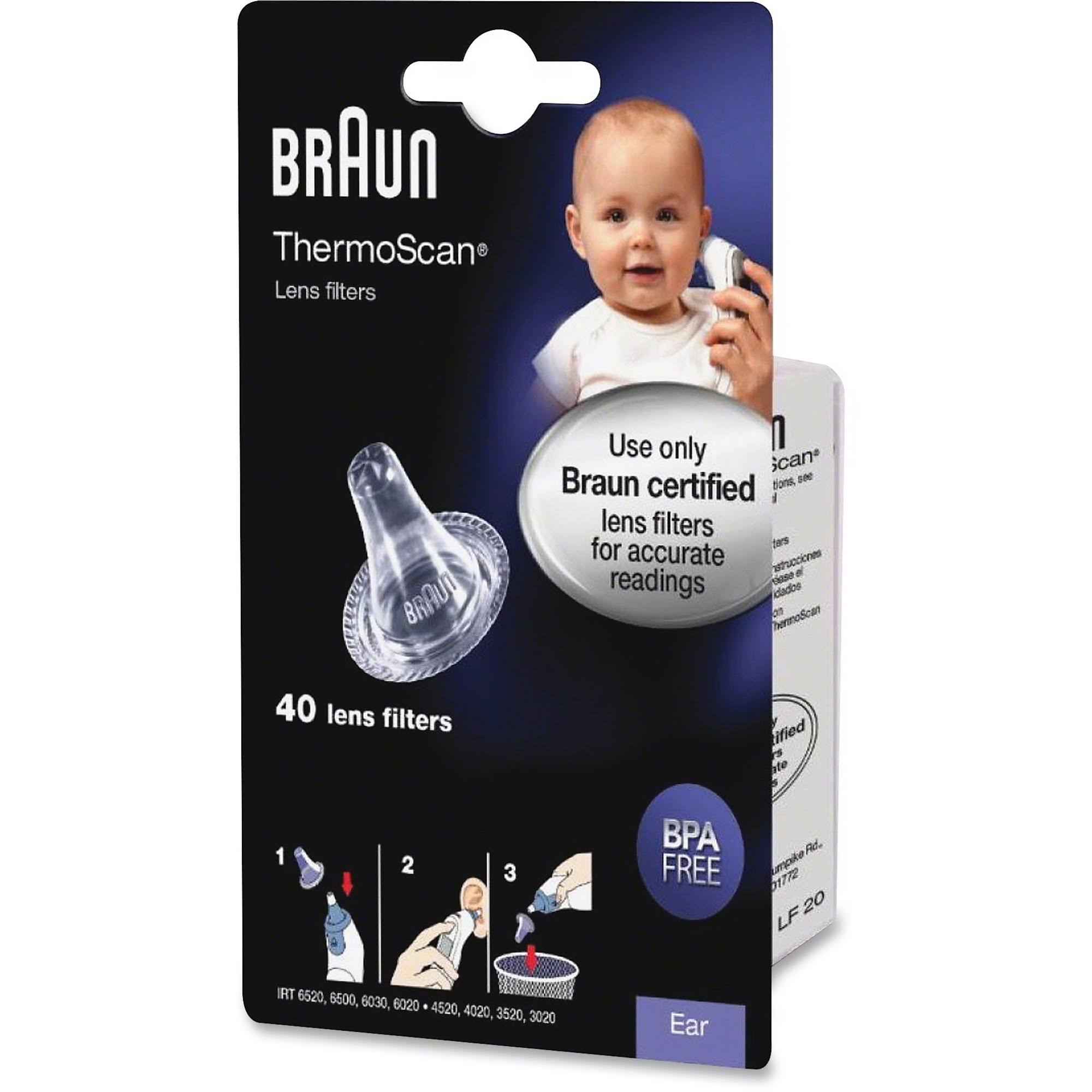 Braun Thermoscan Lens Filters - 40 Lens Filters