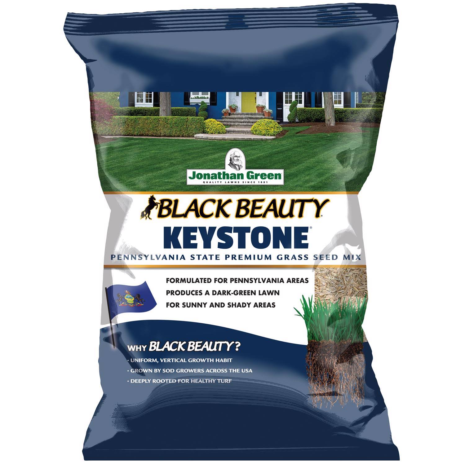 Jonathan Green Black Beauty 10362 Keystone Grass Seed Mix, 25 LB Bag