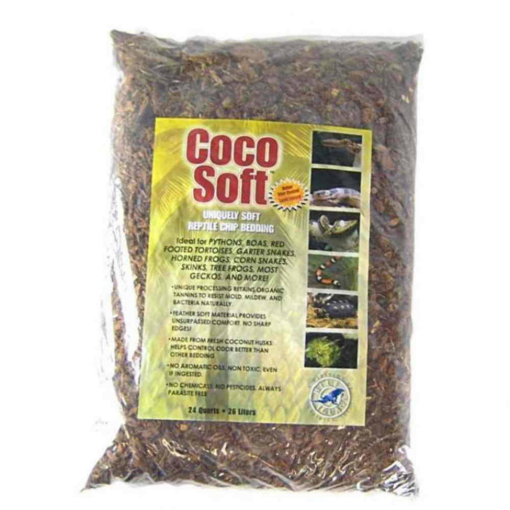 CaribSea Coco Soft Coarse Chip Reptile Bedding (24 Quarts)