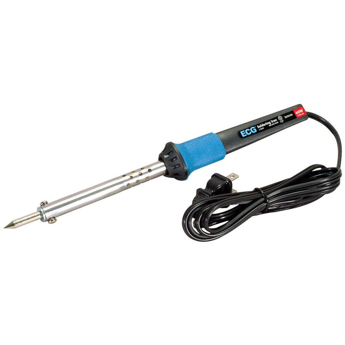 ECG J-060 Electric Corded Soldering Iron - with Conical Needle Tip, 460 Deg C Tip Temperature, 60W