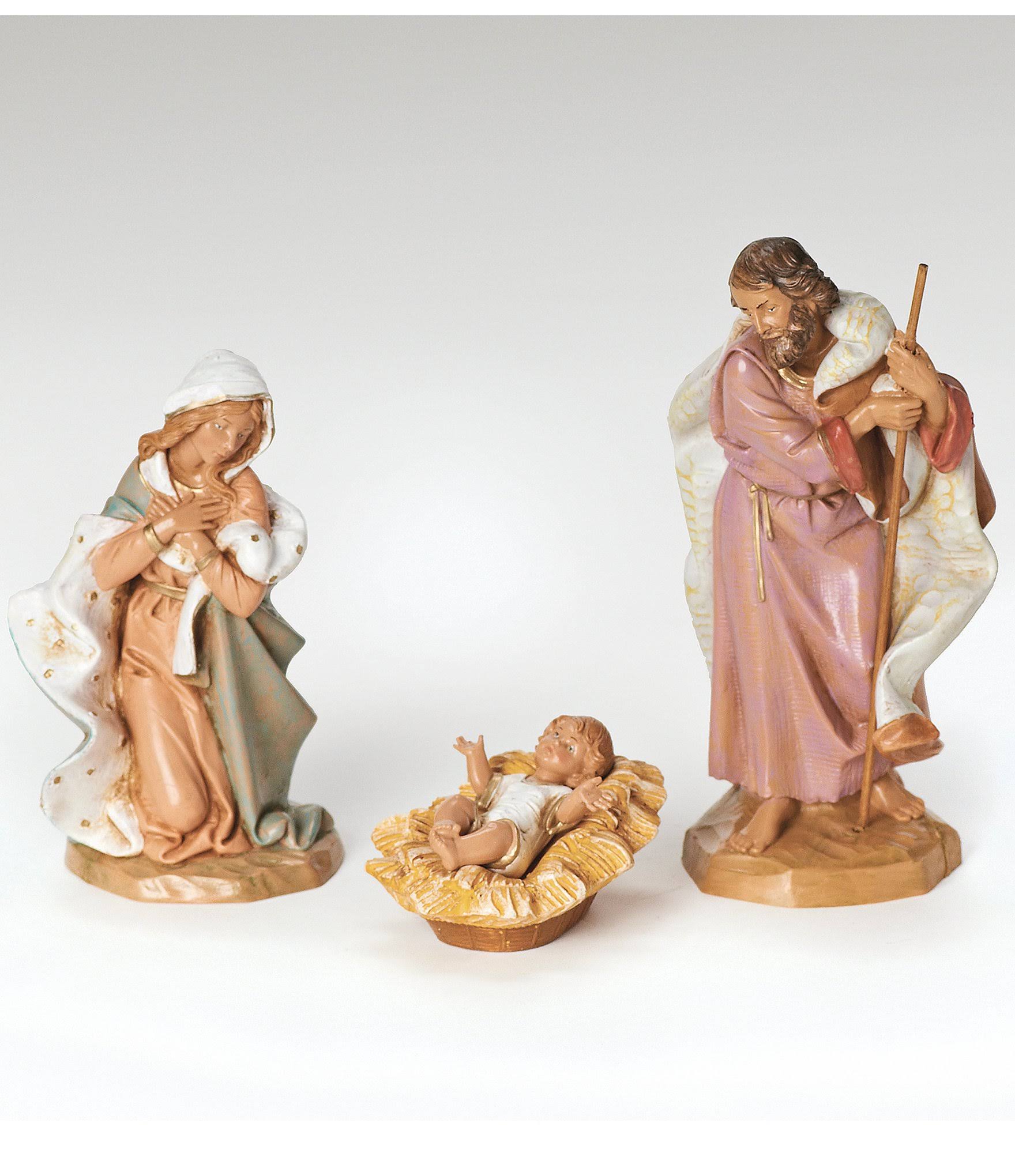 Fontanini Holy Family Italian Nativity Village Figurine Set - 3pc, 7.5"
