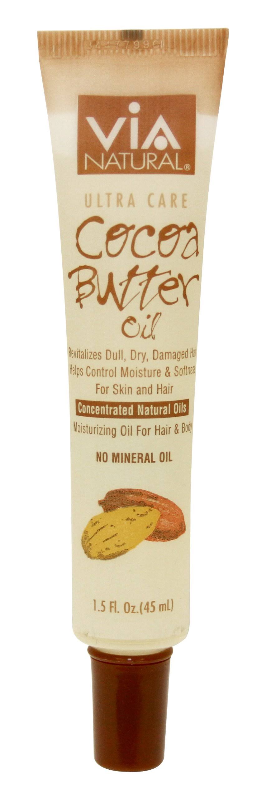 Via Natural Ultra Care Cocoa Butter Oil - 1.5oz