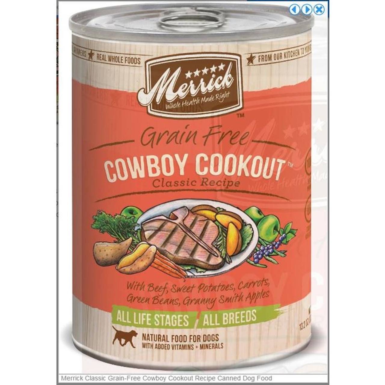 Merrick Cowboy Cookout Dog Food - Classic
