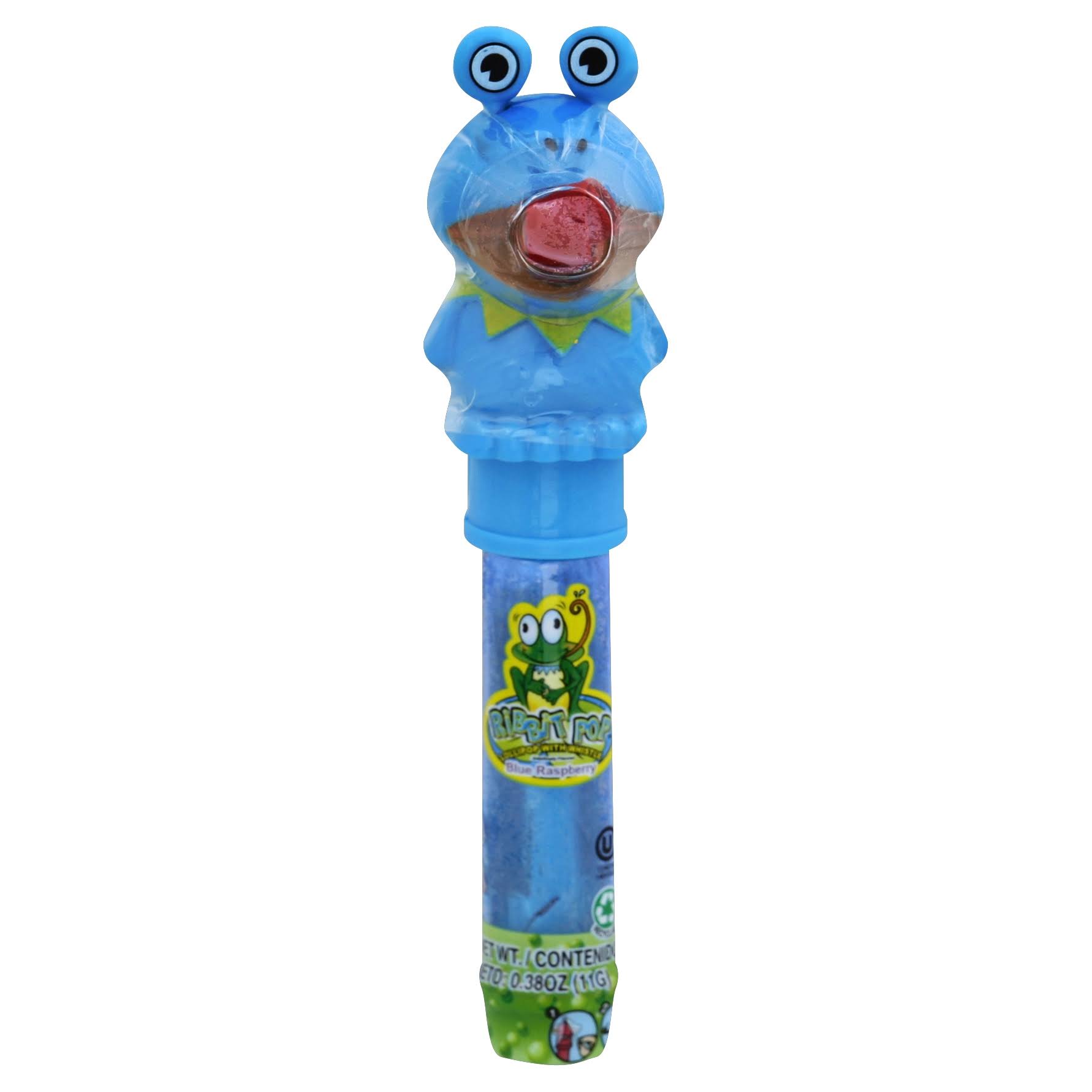 Kidsmania Ribbit Pop Lollipop - with Whistle, 0.38oz