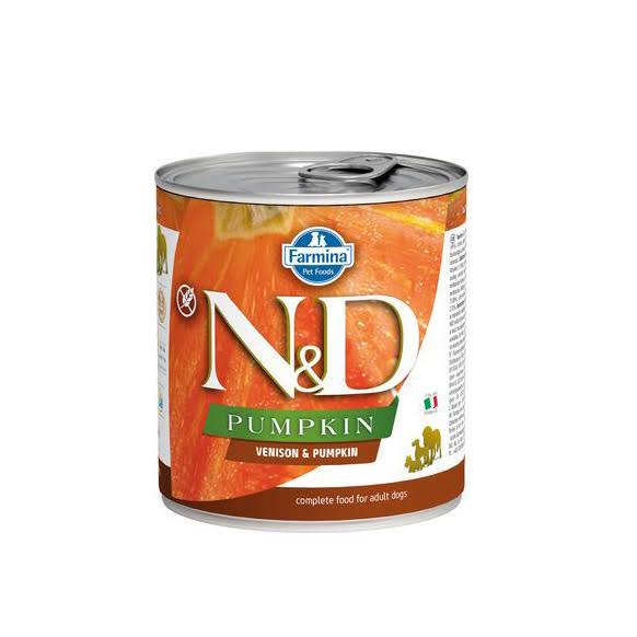 Farmina N&D Pumpkin, Venison & Apple Wet Dog Food, 10-oz