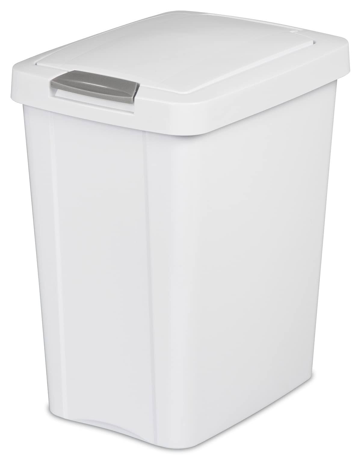 Sterilite 7.5-Gallon White Indoor Garbage Can