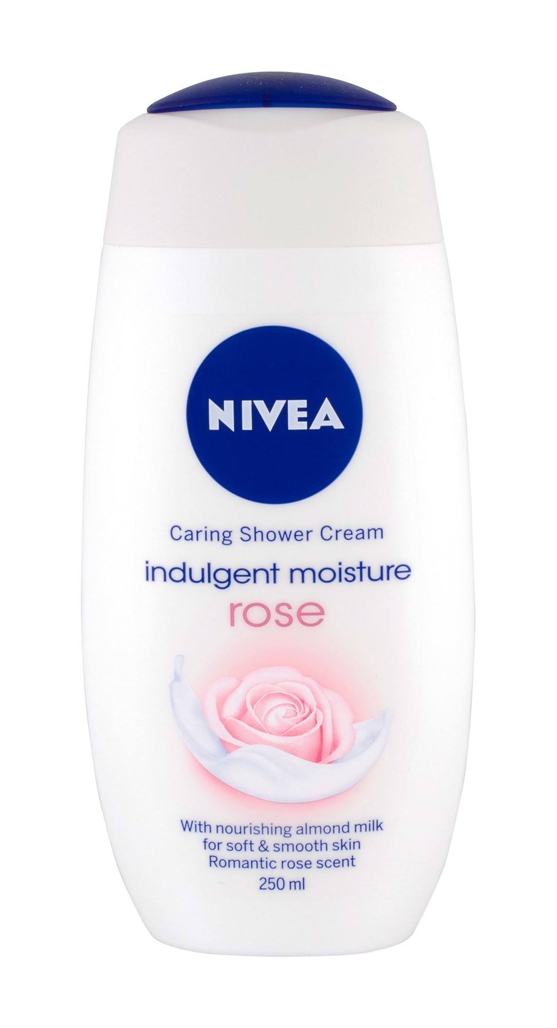 Nivea Caring Shower Cream - Rose, 250ml
