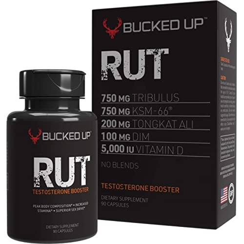 Rut - Testo Booster - Best All-Natural Test Formula for Men - Energy, Endurance, Strength, and Stamina Booster - Muscle Composition Aid - Male Supplem