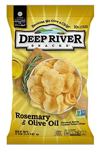 Deep River Snacks Rosemary & Olive Oil Kettle Cooked Potato Chips