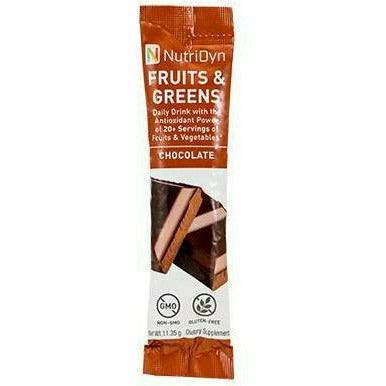 Fruits & Greens To-Go Packets by Nutri-Dyn Chocolate