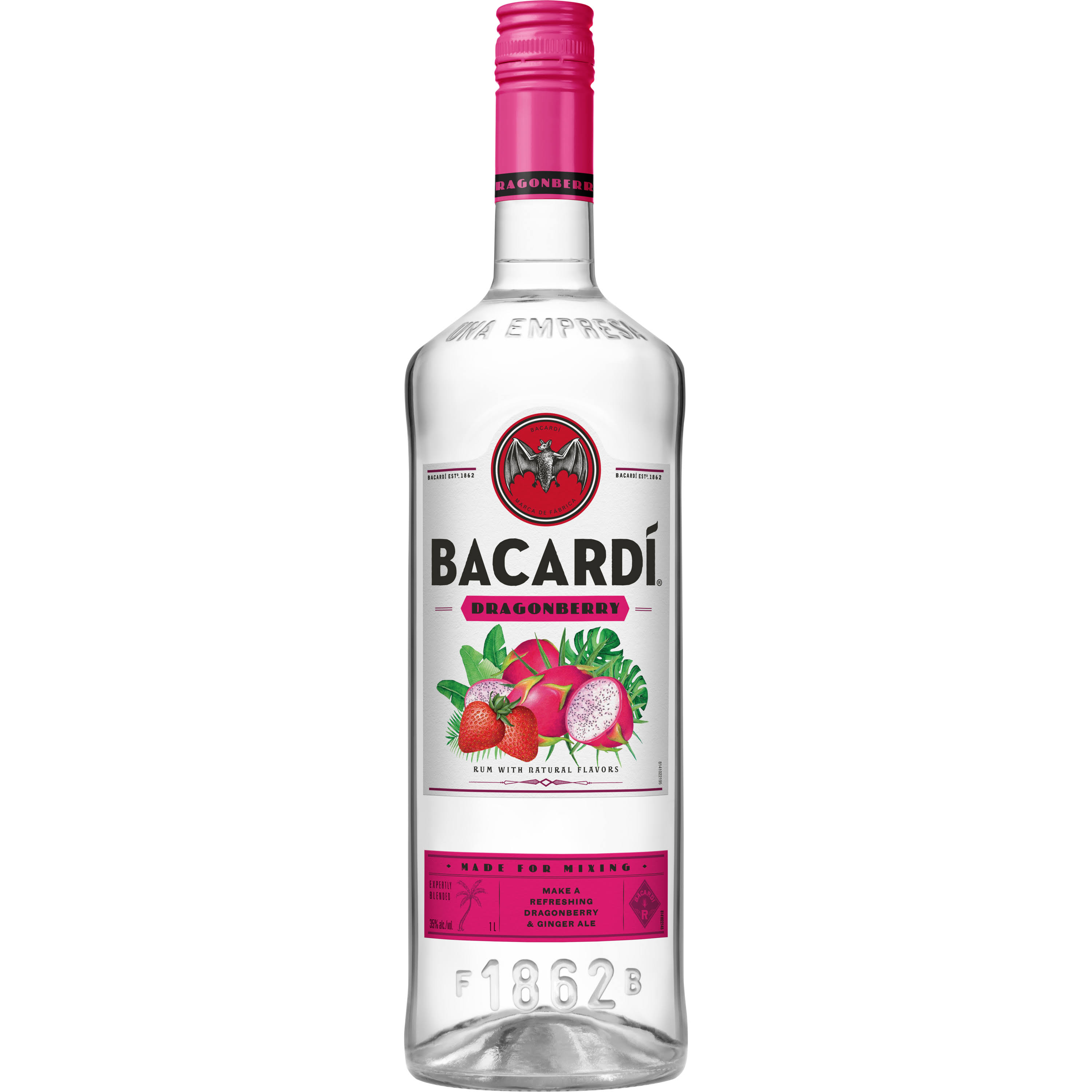 Bacardi Dragon Berry Rum - 1l
