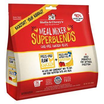 Stella & Chewy's Superblends Freeze Dried Meal Mixer Dog Food Topper - Chicken - 16 oz.