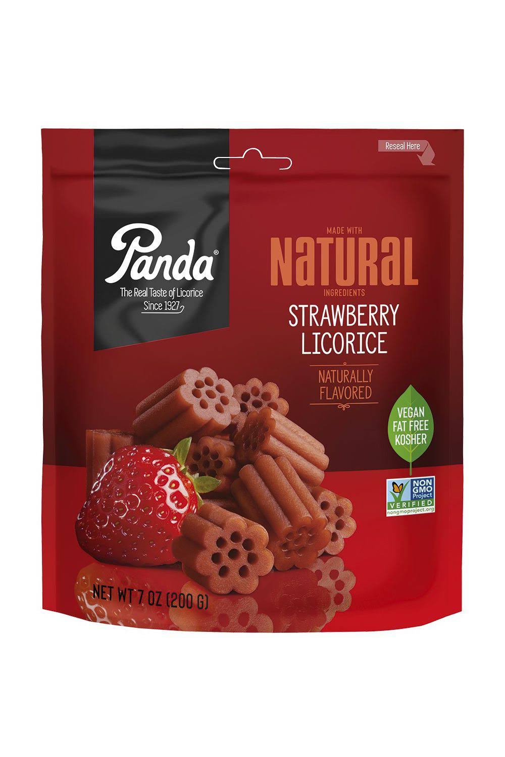 Panda Natural Strawberry Licorice Chews - 17oz