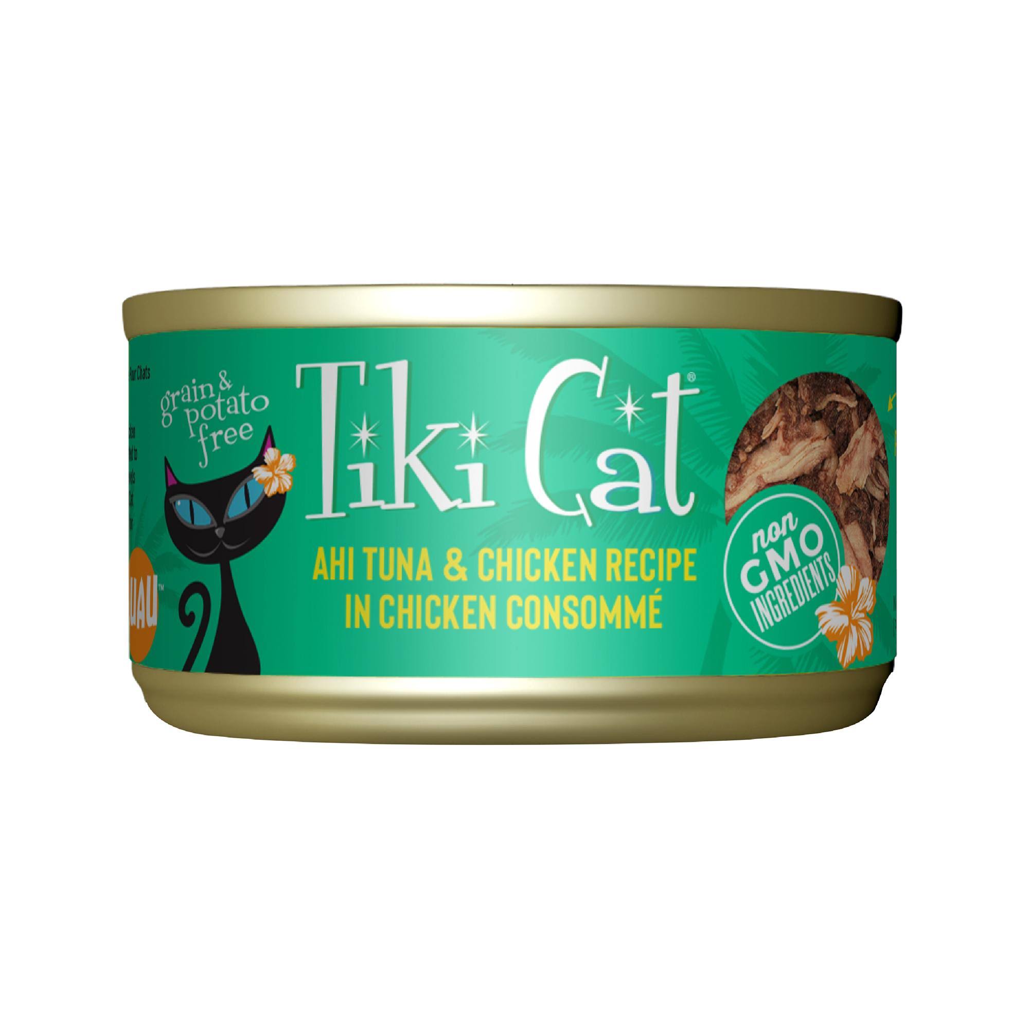 Tiki Cat Ahi Tuna & Chicken (Hookena Luau) 2.8Oz