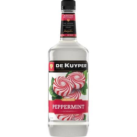 DeKuyper Schnapps, 100 Proof, Peppermint - 1 lt