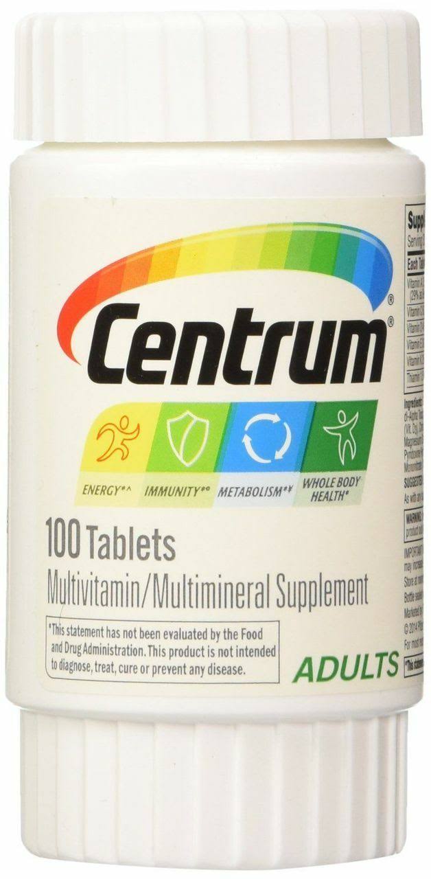 Centrum Adults Multivitamin Supplement Tablets - x130