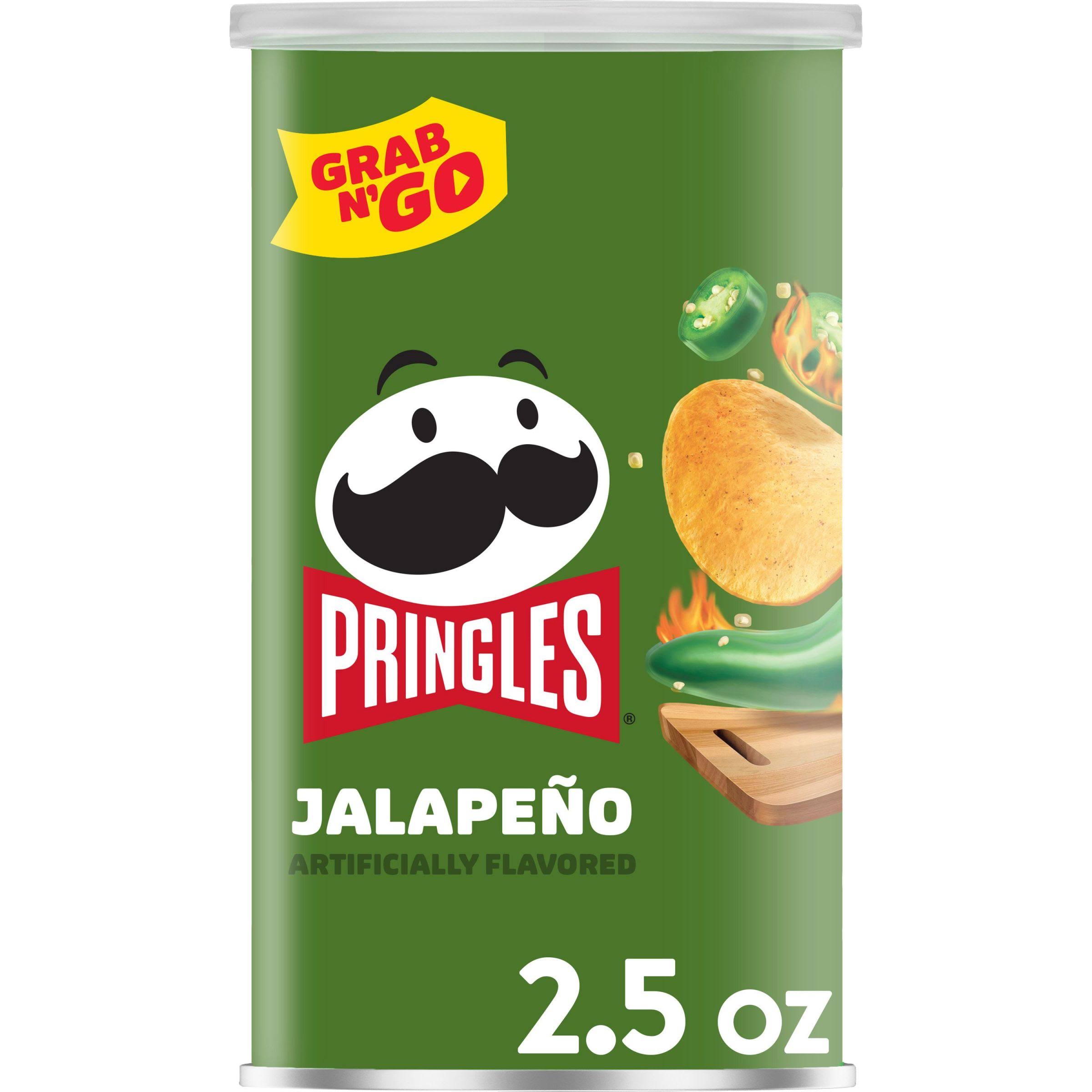 Pringles Potato Crisps, Jalapeno, Grab N' Go - 2.5 oz
