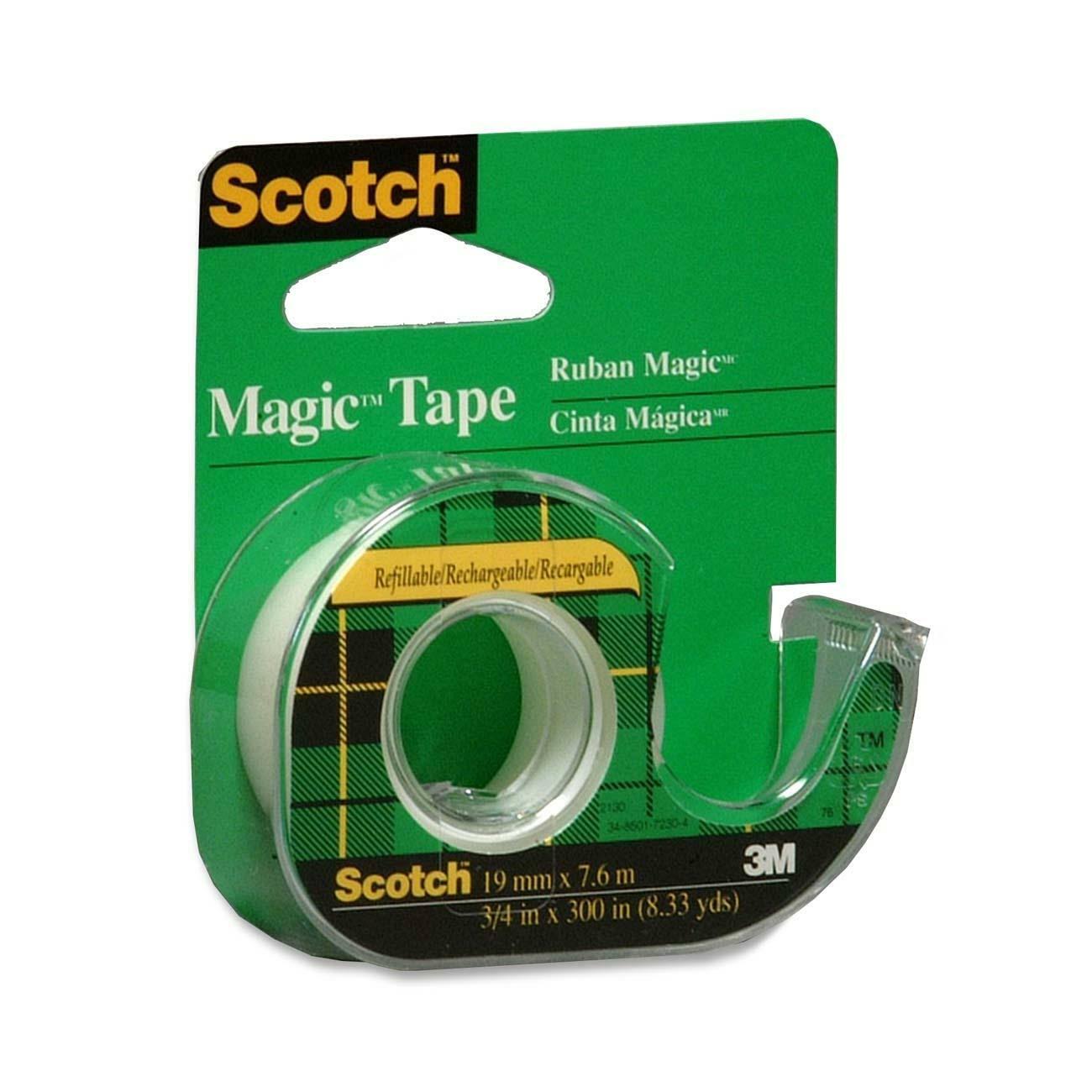 3M Scotch Magic Tape - 0.75" x 25'
