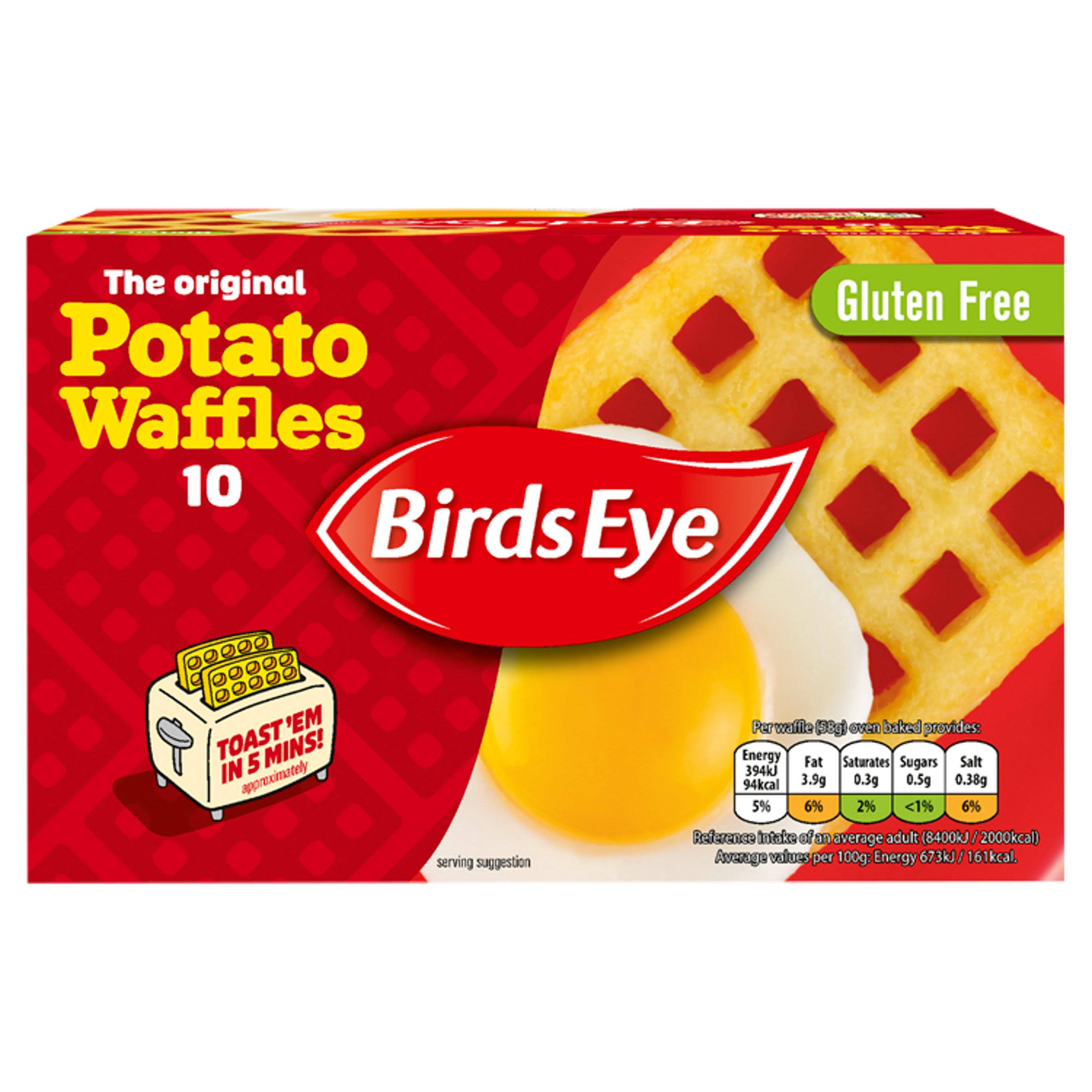 Birds Eye The Original Potato Waffles - 567g, 10 Pack