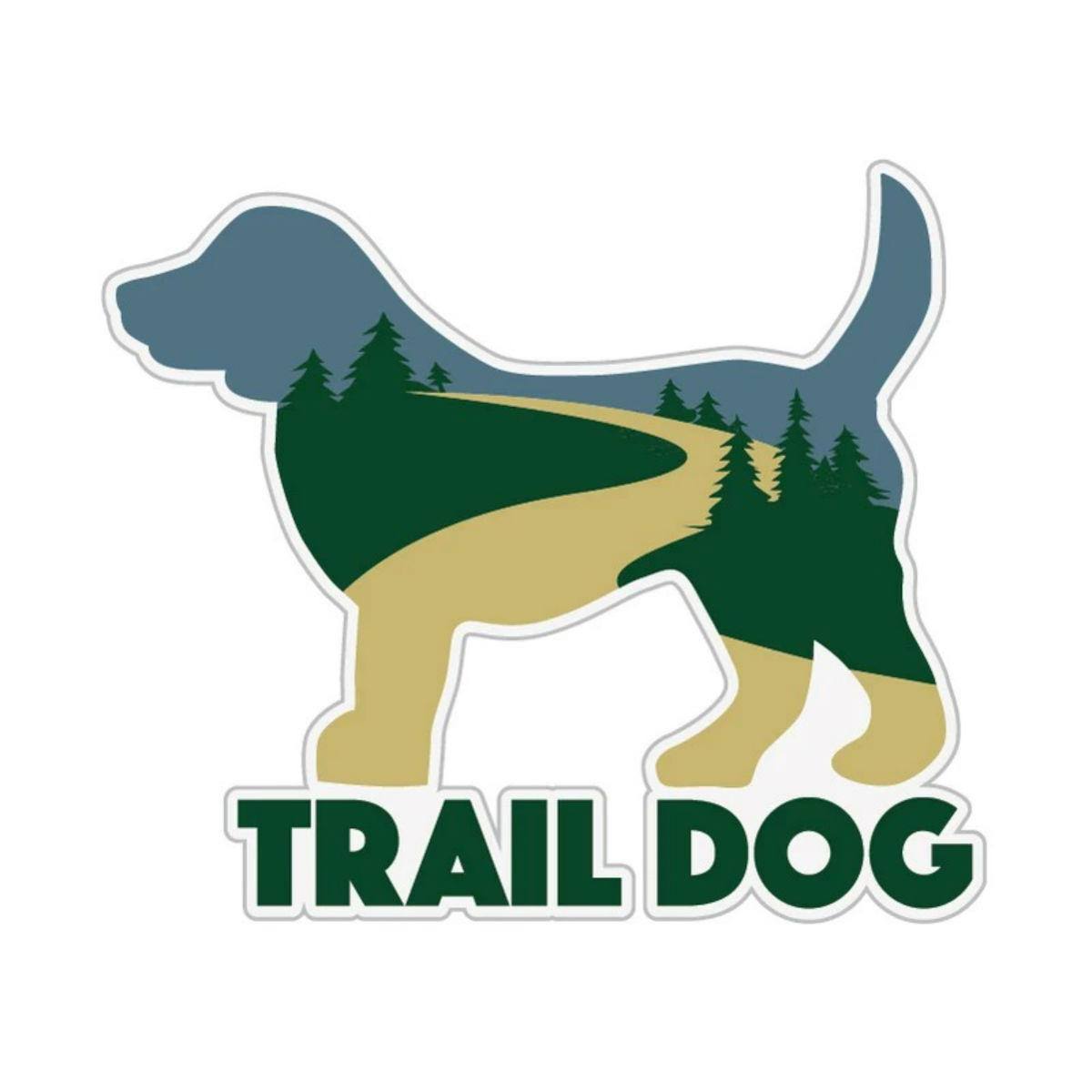 Trail Dog Sticker by Dog Speak - 3" Sticker