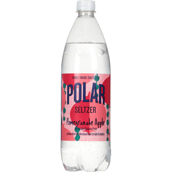Polar Seltzer, Pomegranate Apple, Winter - 33.8 fl oz