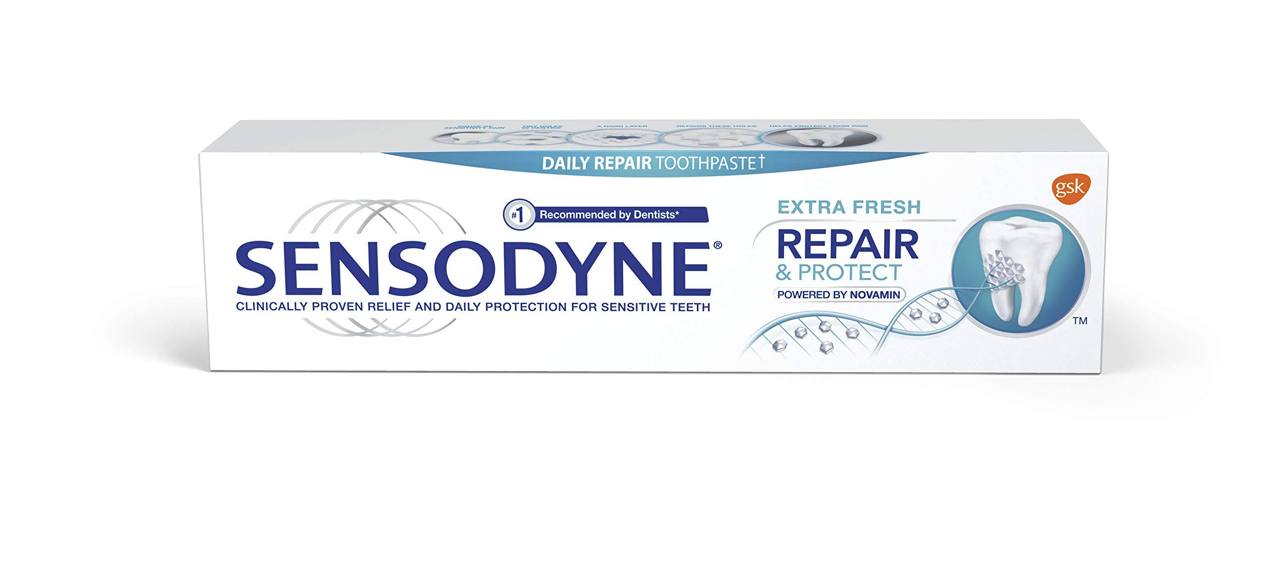 Sensodyne Repair and Protect Extra Fresh Daily Repair Toothpaste - 75ml