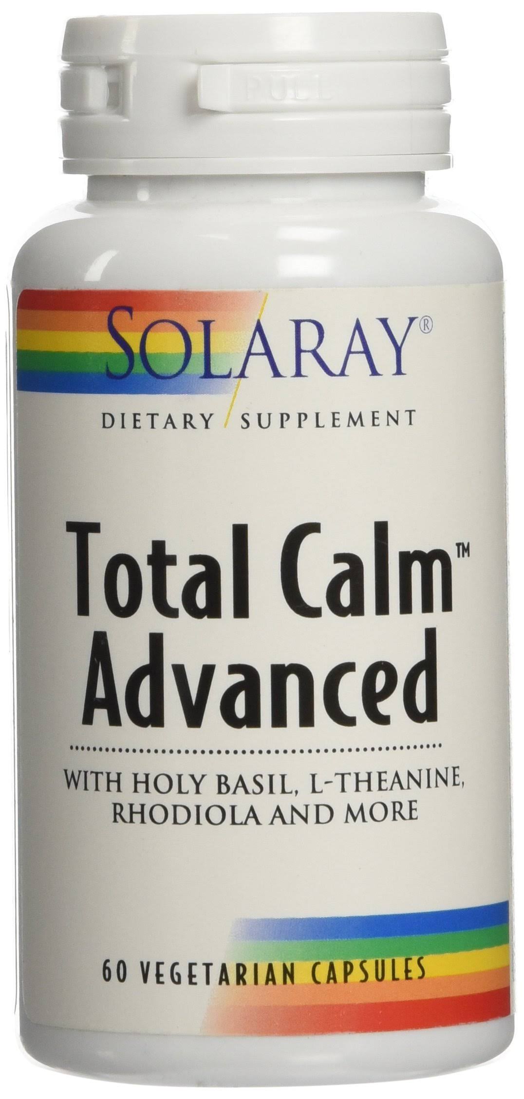 Solaray Total Calm Advanced Dietary Supplement - 60 Capsules