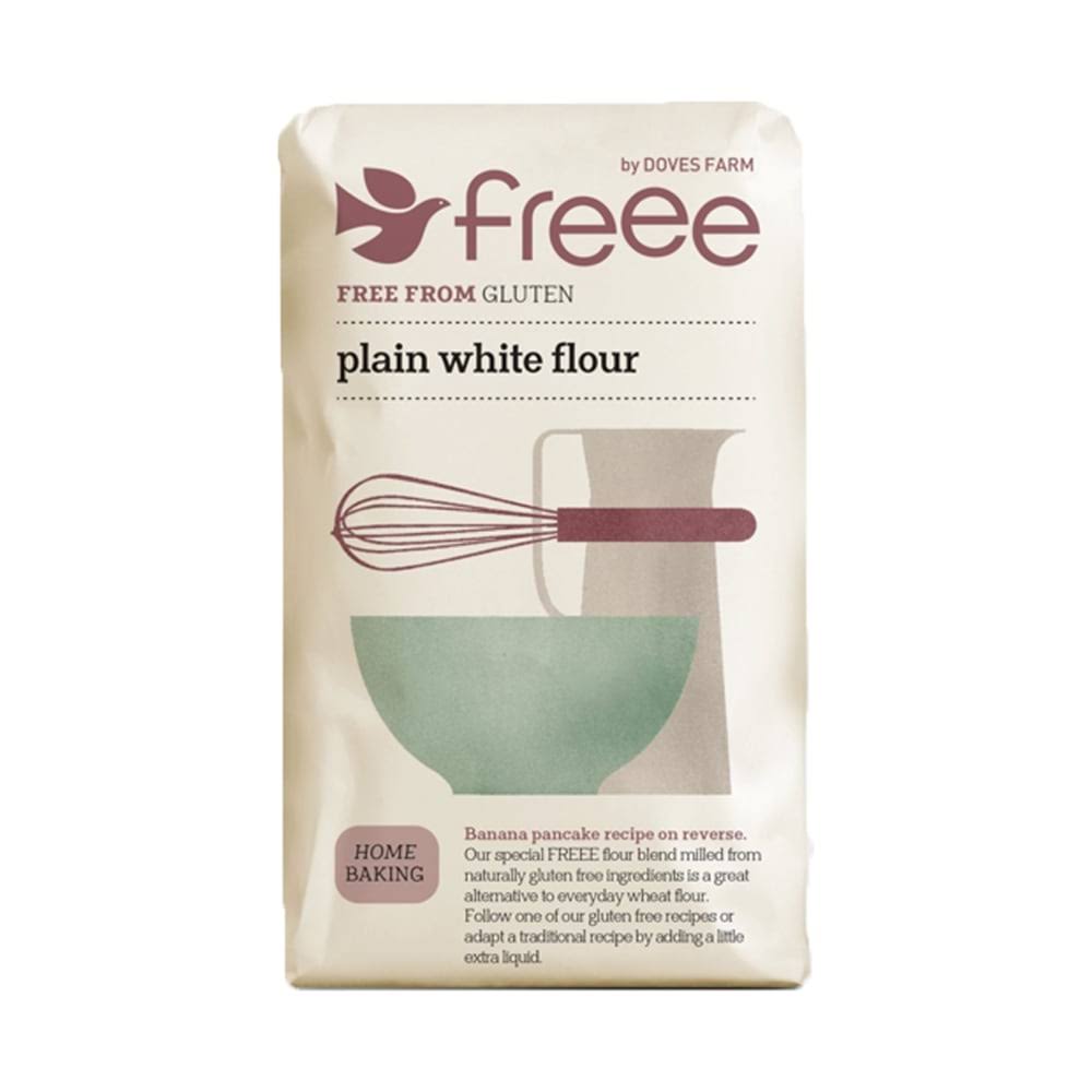 Doves Farm Free From Gluten Plain White Flour - 1kg